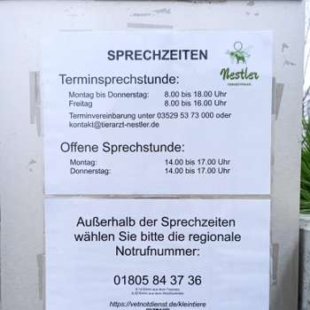 Vorschau von Tierarztpraxis Nestler - bitte Termin vereinbaren