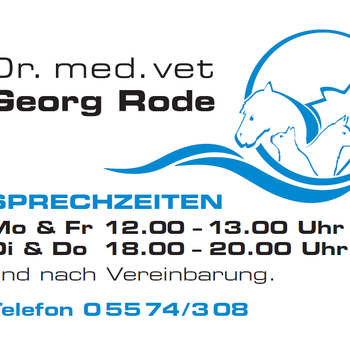 Vorschau von Dr. med. vet. Georg Rode