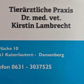 Vorschau von Dr. med. vet. Kirstin Lambrecht