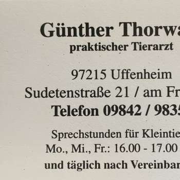 Vorschau von Günther Thorwart Tierarzt