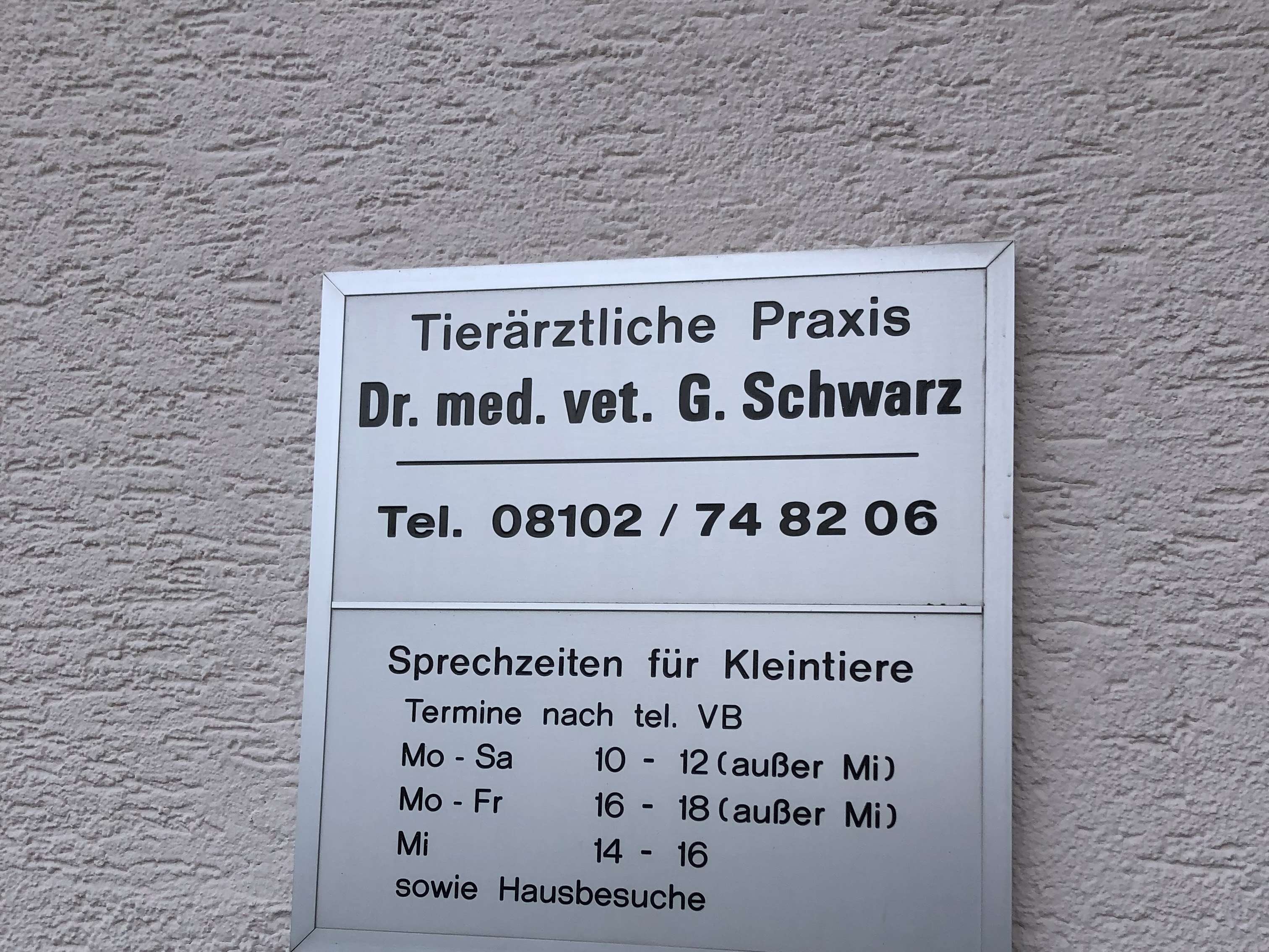 Ansicht 1 von Dr.med.vet. Gabriele Schwarz Tierärztin