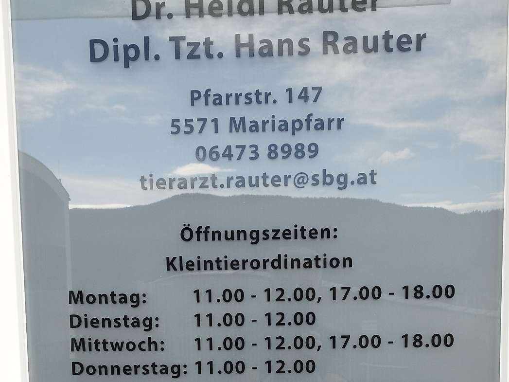 Ansicht 3 von Tierärztegemeinschaft Dr Heidi Rauter u Dipl- Tzt Hans Rauter