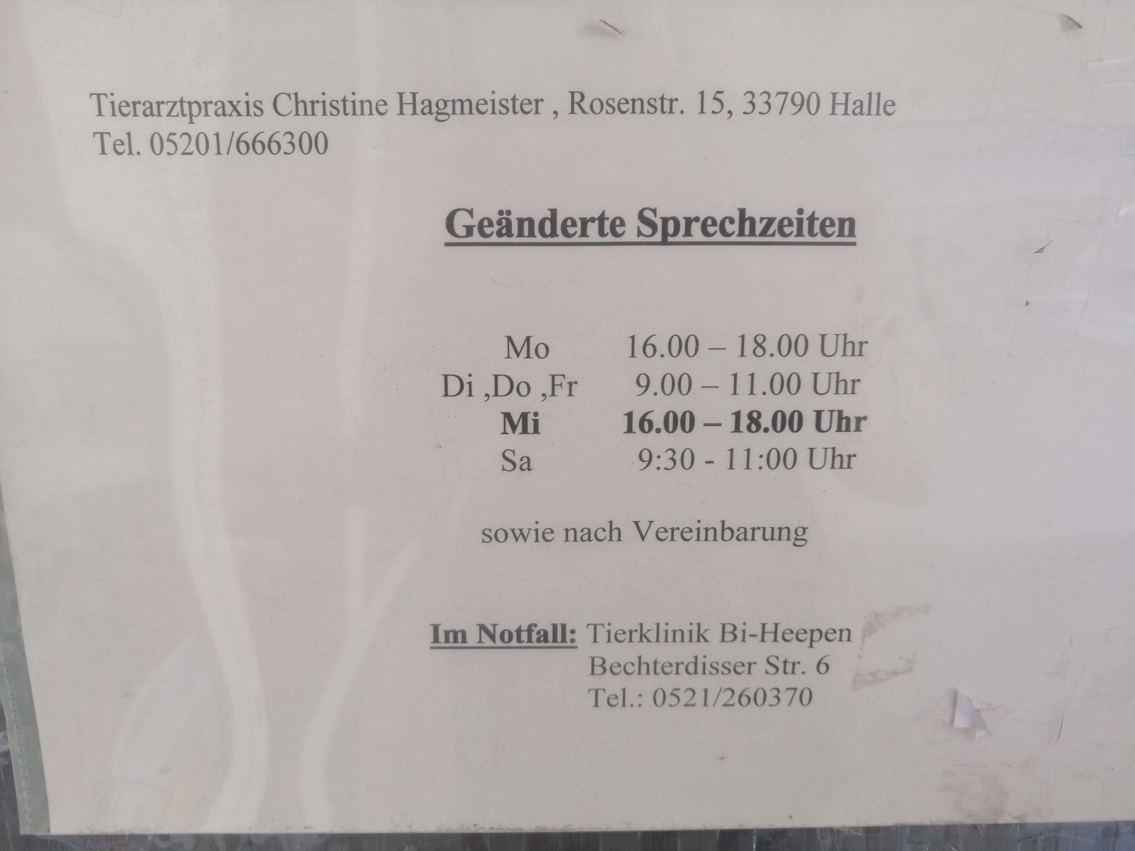 View 1 of Christine Hagmeister Tierärztin