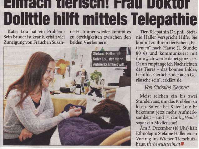 Ansicht 1 von Tierkommunikation Dr. Stefanie Haller