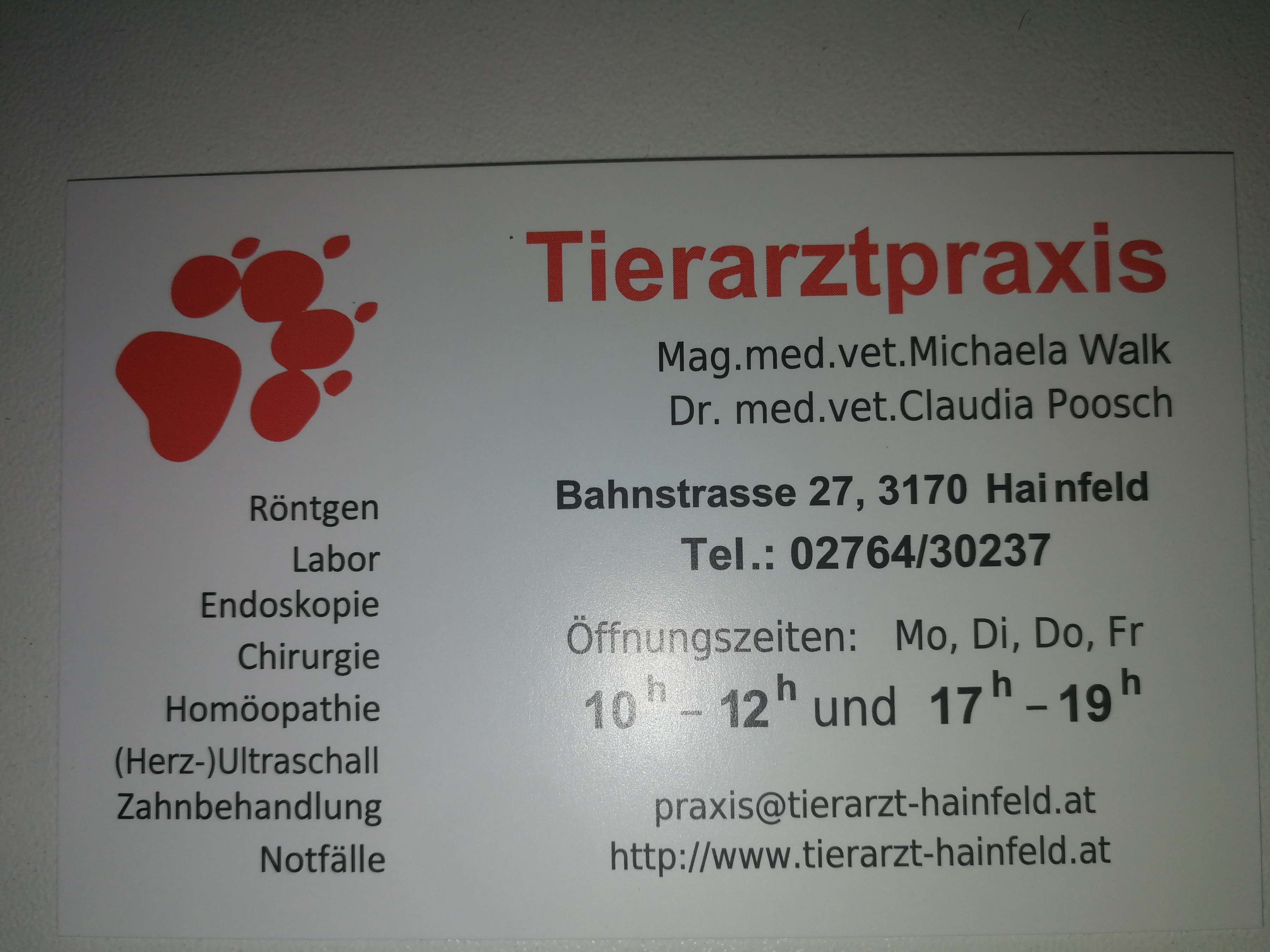 Ansicht 3 von Tierarztpraxis Hainfeld, Dr. Claudia Poosch & Mag.Michaela Walk