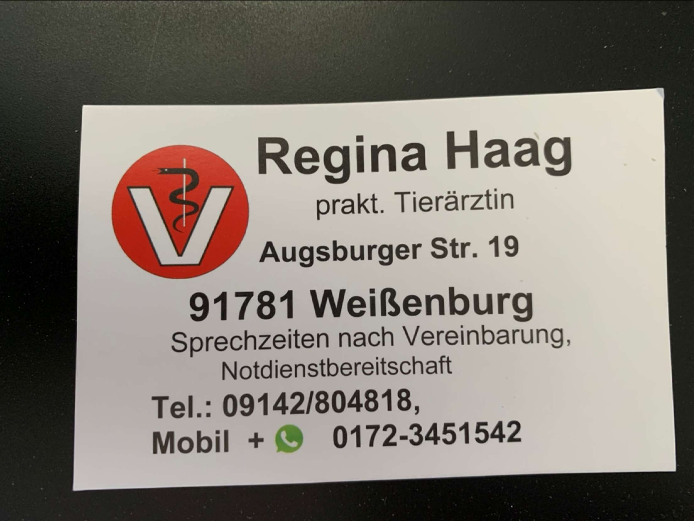 Ansicht 1 von Regina Haag Tierärztin