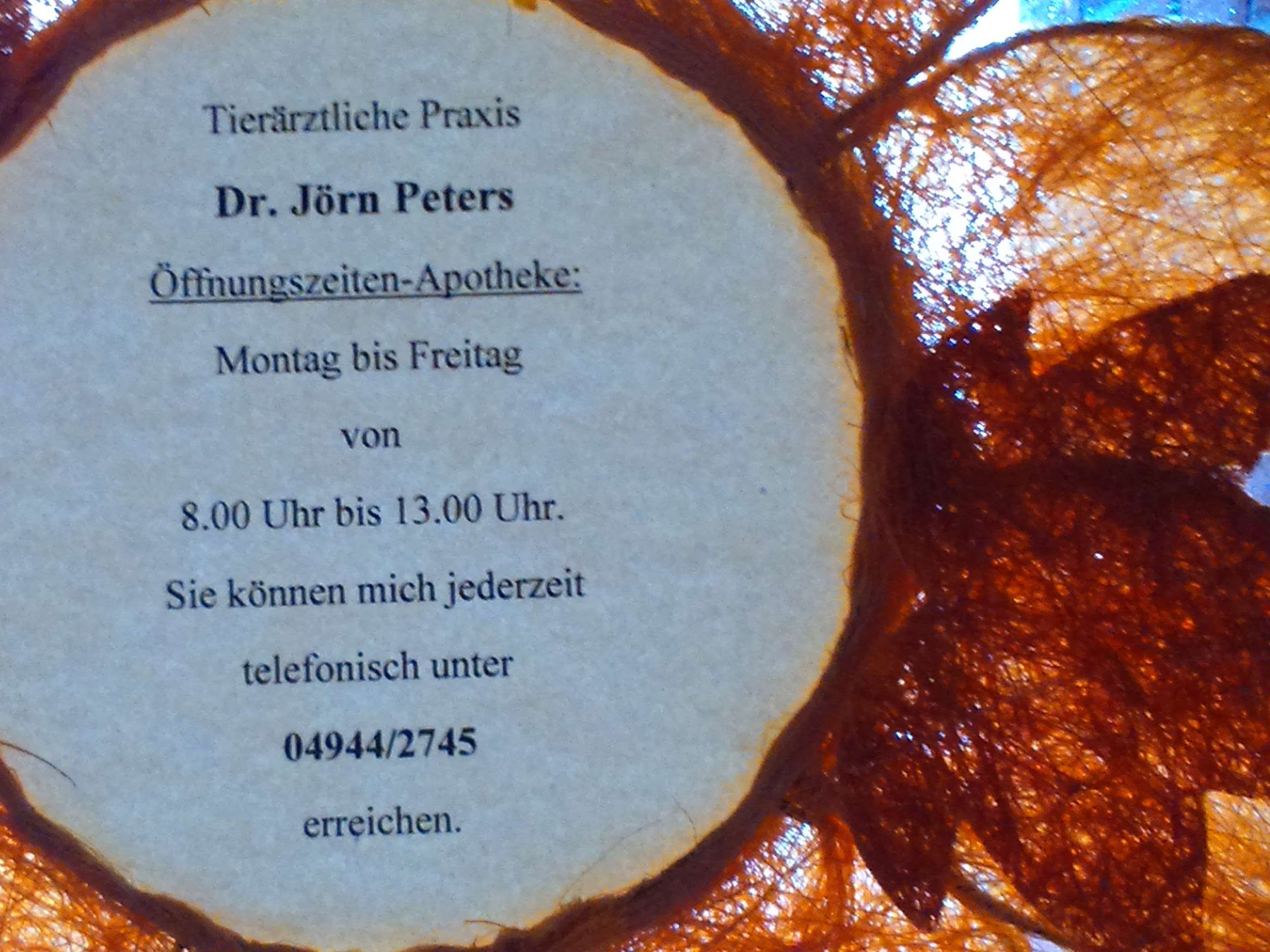 Ansicht 1 von Dr.med.vet. Jörn Peters Tierarzt