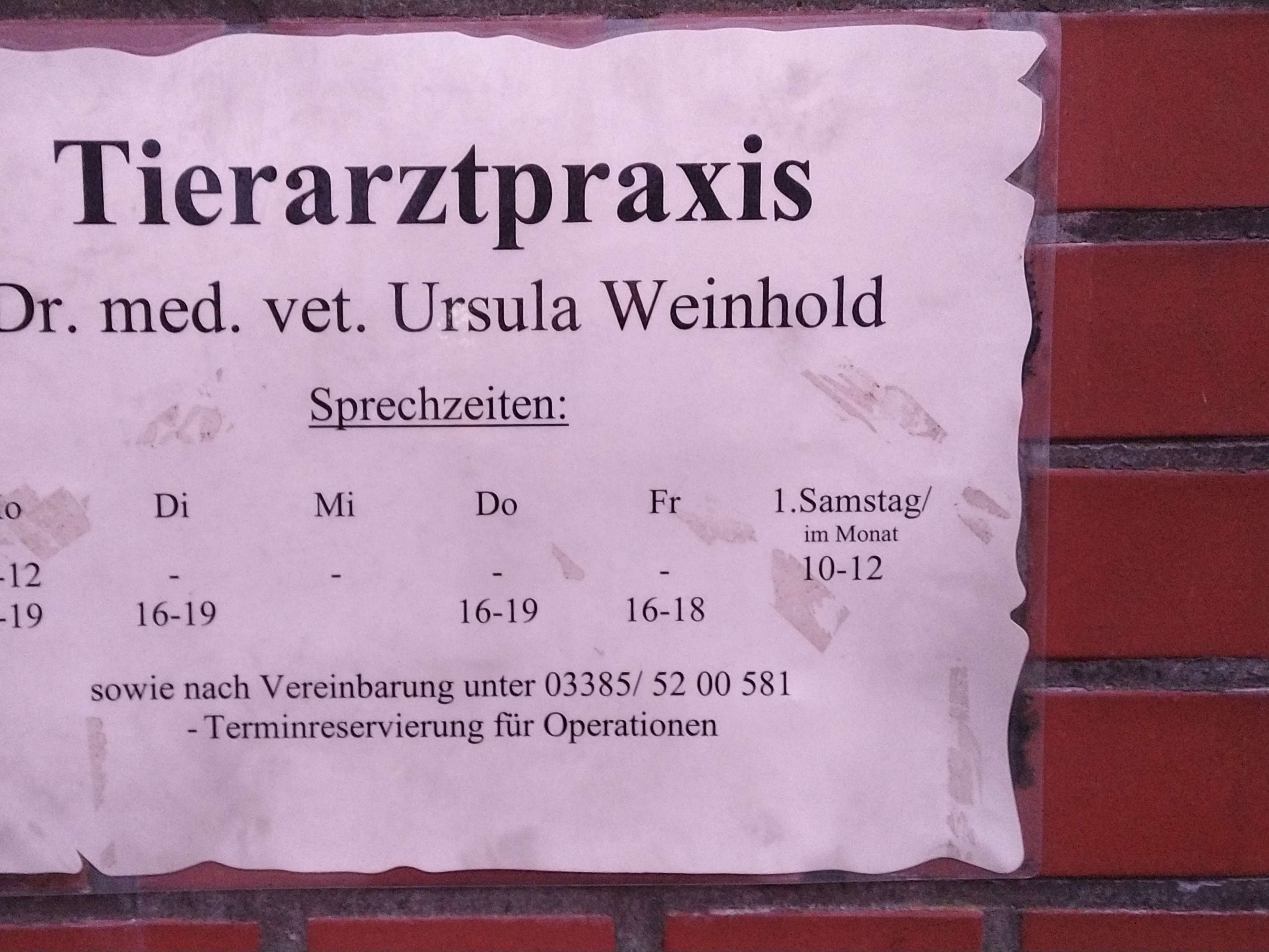 Ansicht 1 von Tierarztpraxis Dr. Weinhol