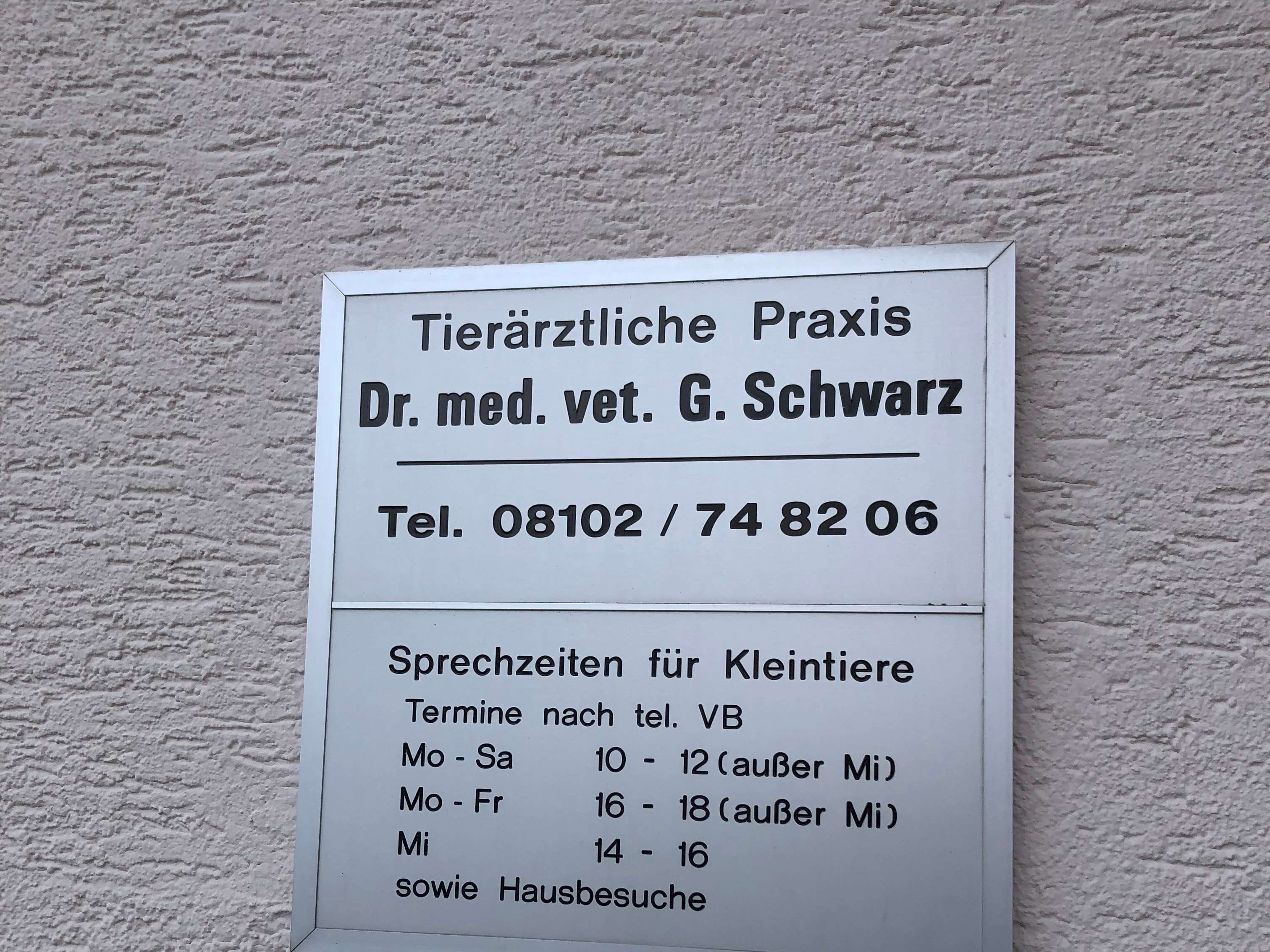 Ansicht 1 von Dr.med.vet. Gabriele Schwarz Tierärztin