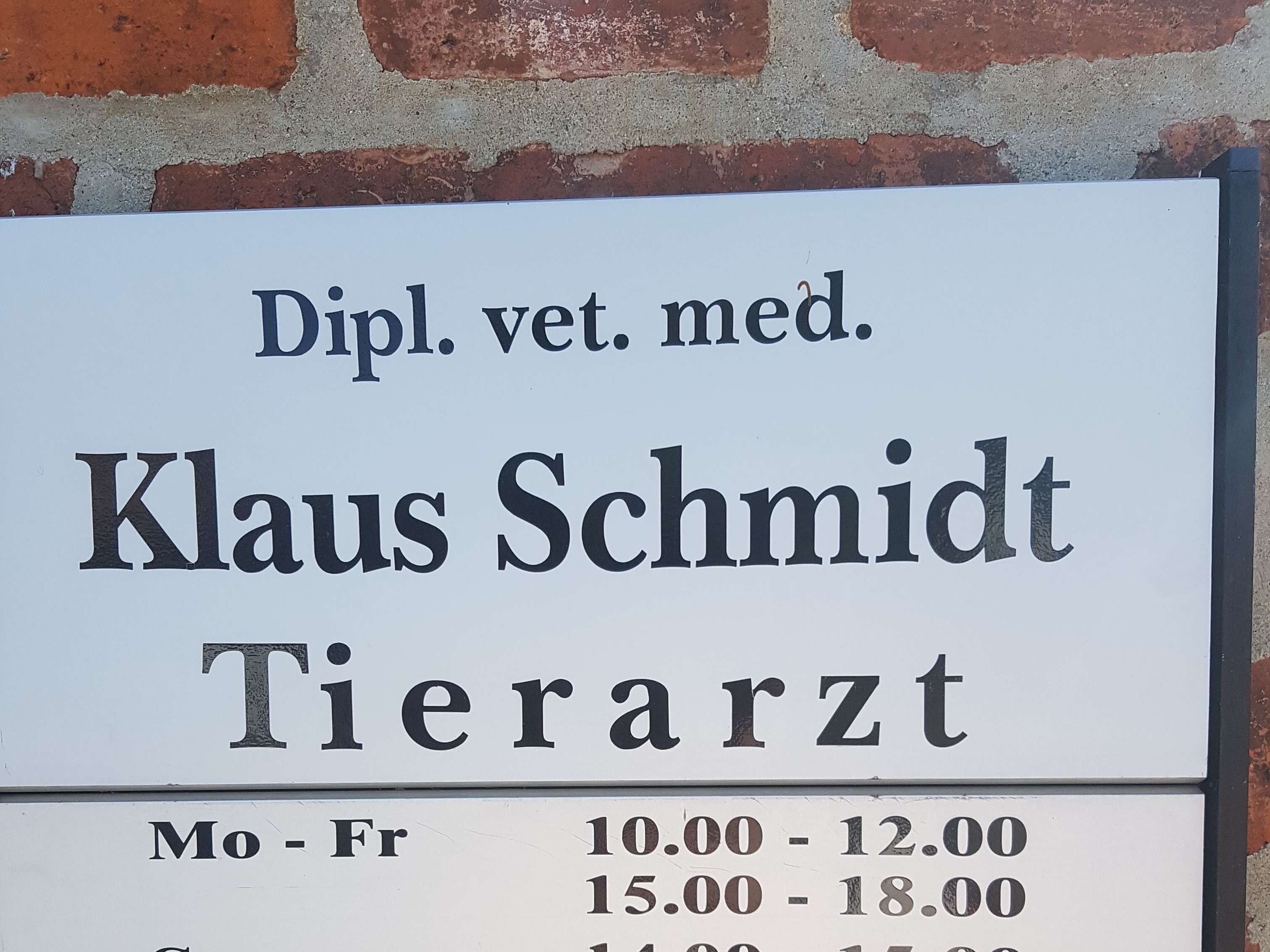 Ansicht 3 von Dr. med.vet. Klaus Schmidt Tierarzt