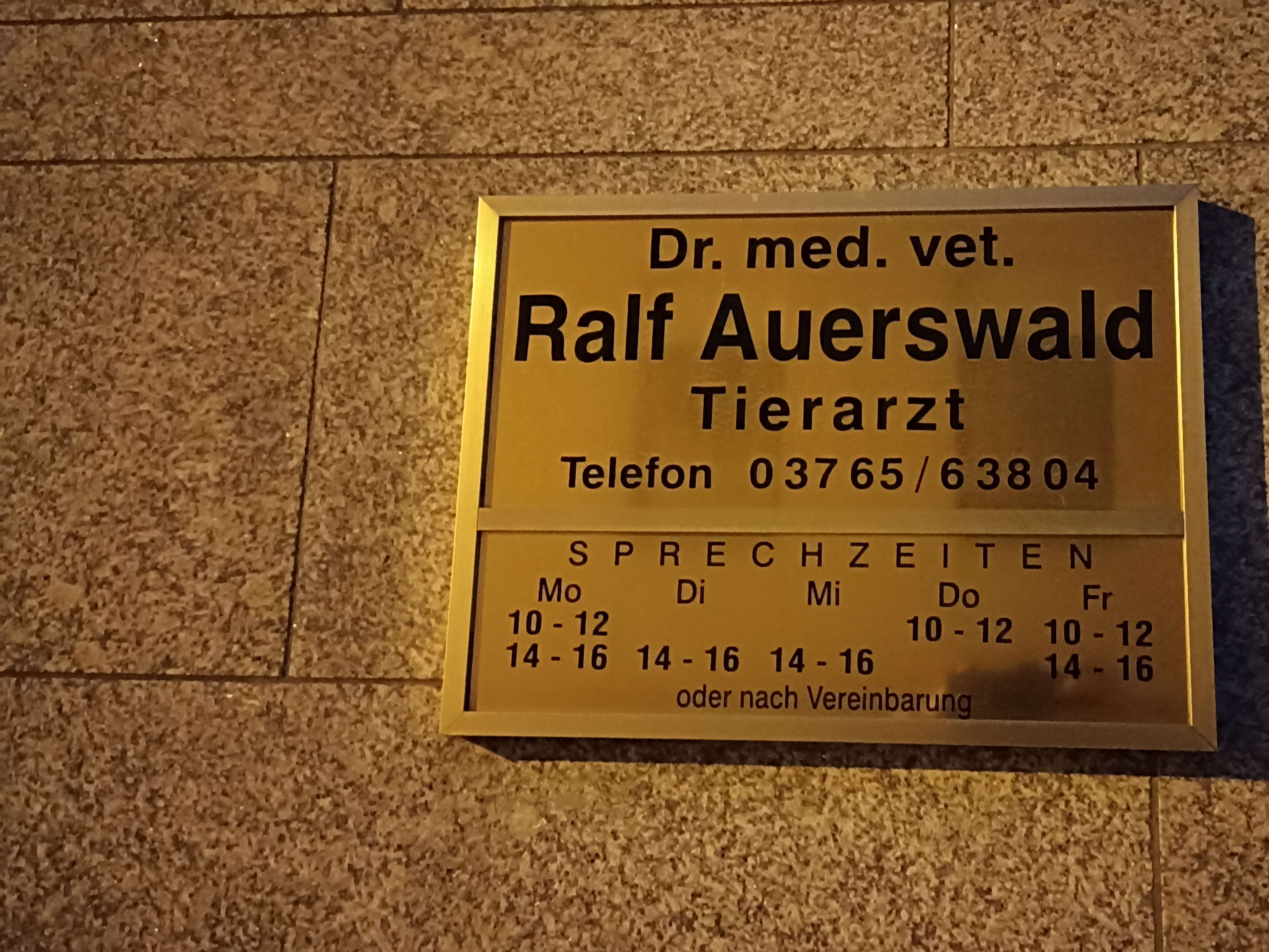 Ansicht 1 von Dr.med.vet. Ralf Auerswald Tierarzt