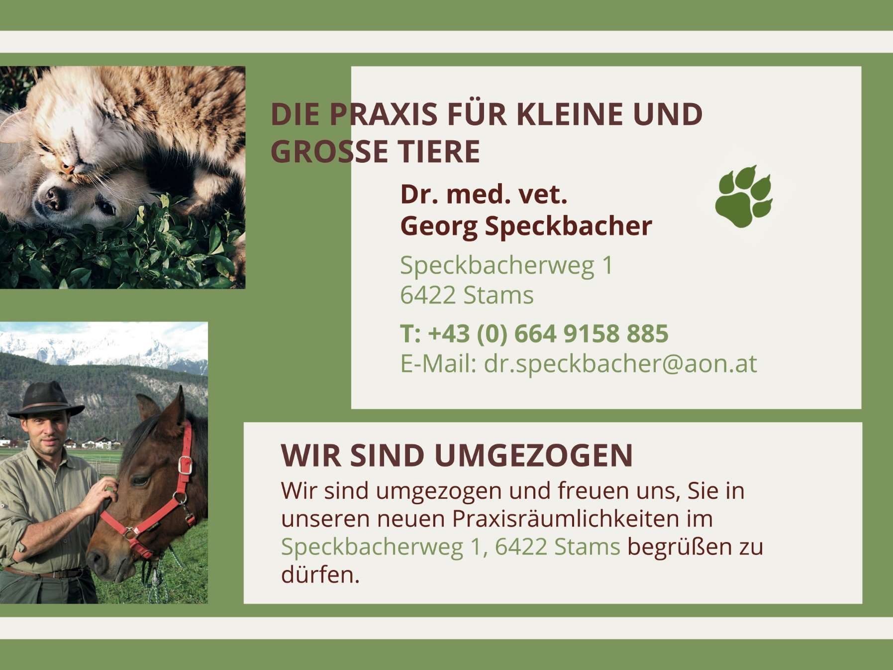 View 1 of Dr. med. vet. Georg Speckbacher