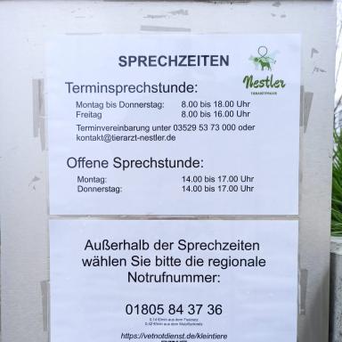 Vorschau von Tierarztpraxis Nestler - bitte Termin vereinbaren